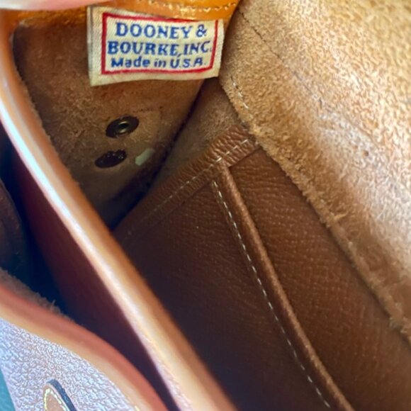 Dooney & Bourke Brown Essex Equestrian Saddle Handbag - Picture 8 of 9